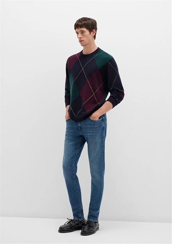 Mavi JAMES Classic Denim Indigo Mavisi Puslu Denim Erkek Kot Pantolon