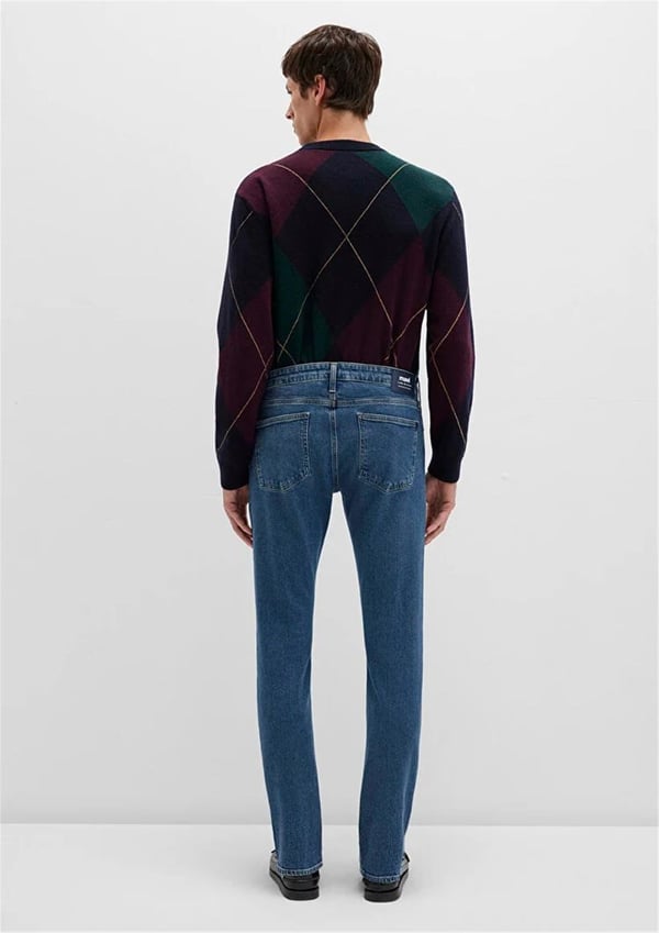Mavi JAMES Classic Denim Indigo Mavisi Puslu Denim Erkek Kot Pantolon
