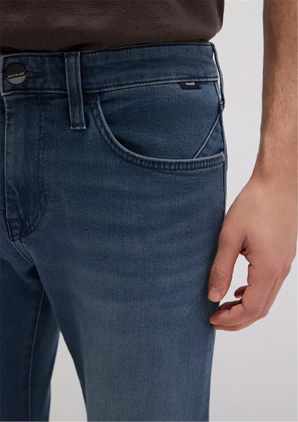 Mavi JAMES Foggy ink Mavi Black Denim Erkek Kot Pantolon