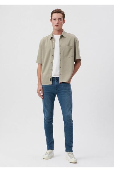 Mavi JAMES Forest Green Mavi Black Denim Erkek Kot Pantolon