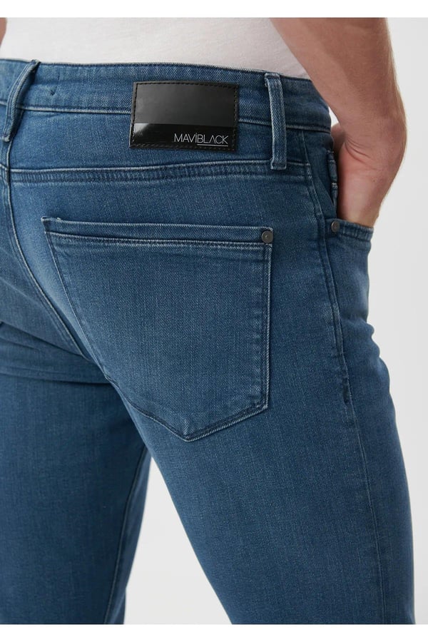 Mavi JAMES Forest Green Mavi Black Denim Erkek Kot Pantolon