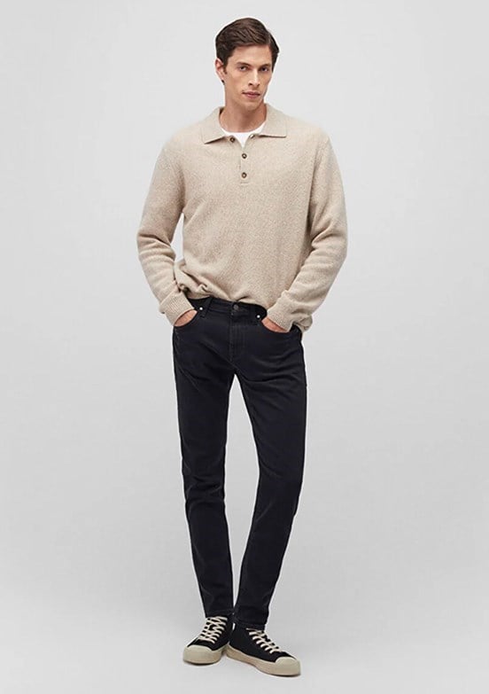 Mavi JAMES Lux Black Antrasit Siyah Erkek Kot Pantolon