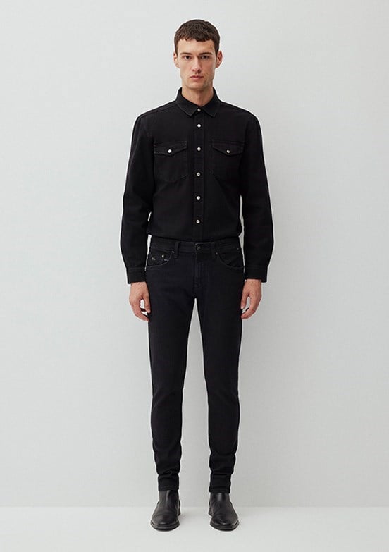 Mavi JAMES Lux Black Antrasit Siyah Erkek Kot Pantolon