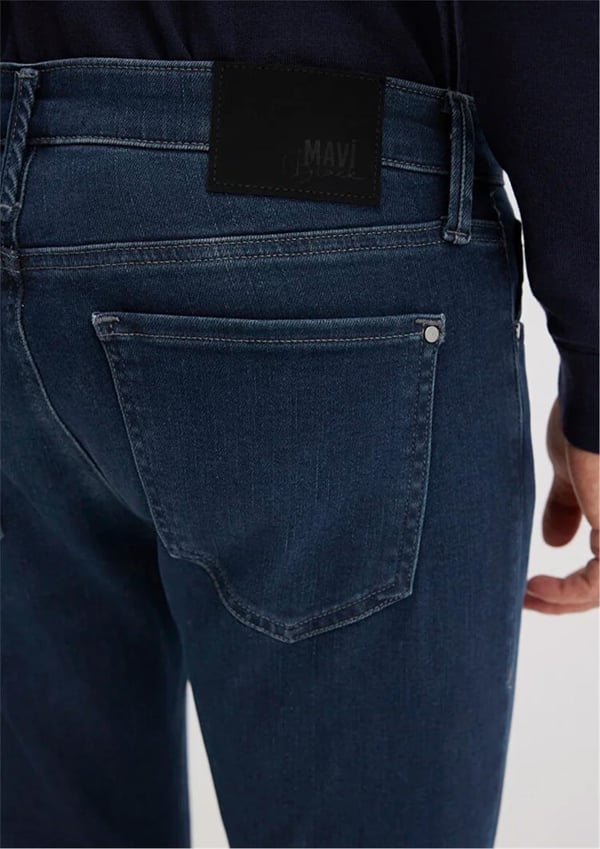 Mavi JAMES Lux Black Puslu Koyu Mavi Denim Erkek Kot Pantolon
