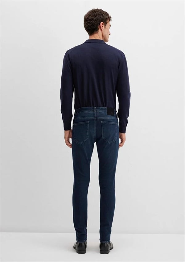 Mavi JAMES Lux Black Puslu Koyu Mavi Denim Erkek Kot Pantolon