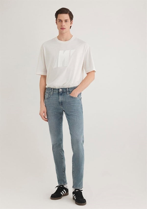 Mavi JAMES Shaded indigo Mavi Pro Denim Erkek Kot Pantolon