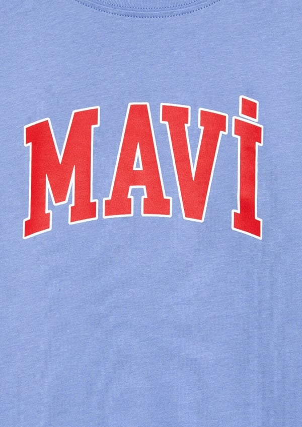 Mavi JENERİK MAVI LOGO BASKILI TİŞÖRT Persian Lila Kız Çocuk T-Shirt