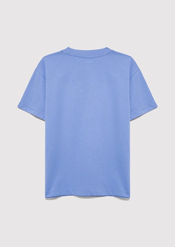Mavi JENERİK MAVI LOGO BASKILI TİŞÖRT Persian Lila Kız Çocuk T-Shirt