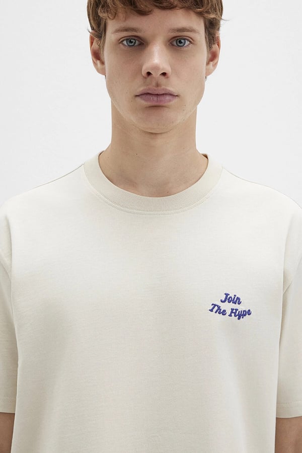 Mavi JOiN THE HYPE TİŞÖRT Acik Gri Gri Erkek T-Shirt