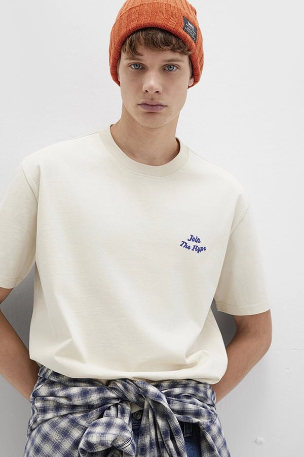 Mavi JOiN THE HYPE TİŞÖRT Acik Gri Gri Erkek T-Shirt