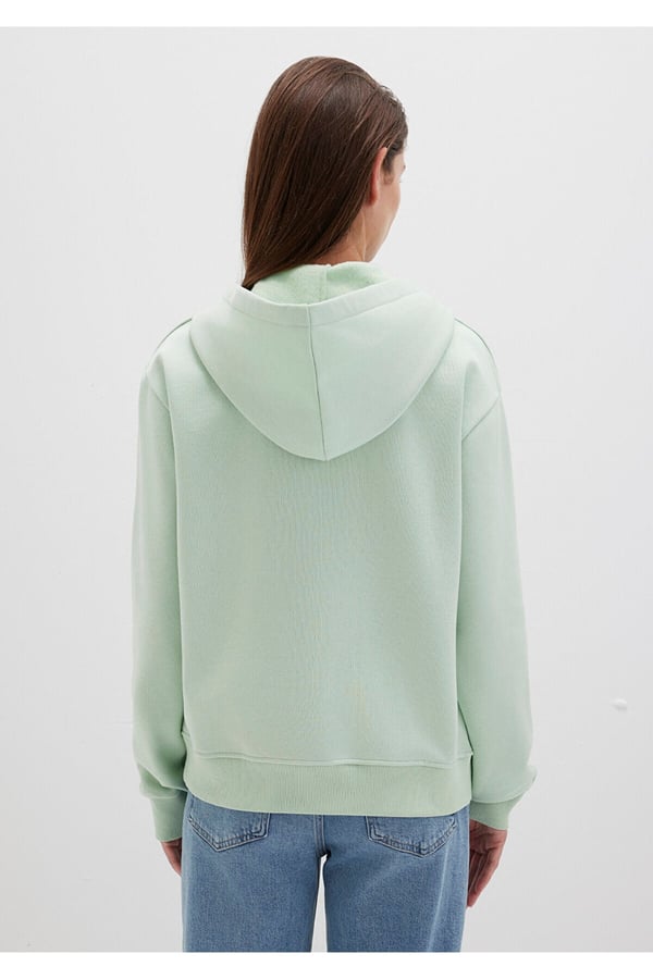 Mavi KAPiSONLU SWEATSHiRT Celadon Turkuaz Kadın Sweatshirt