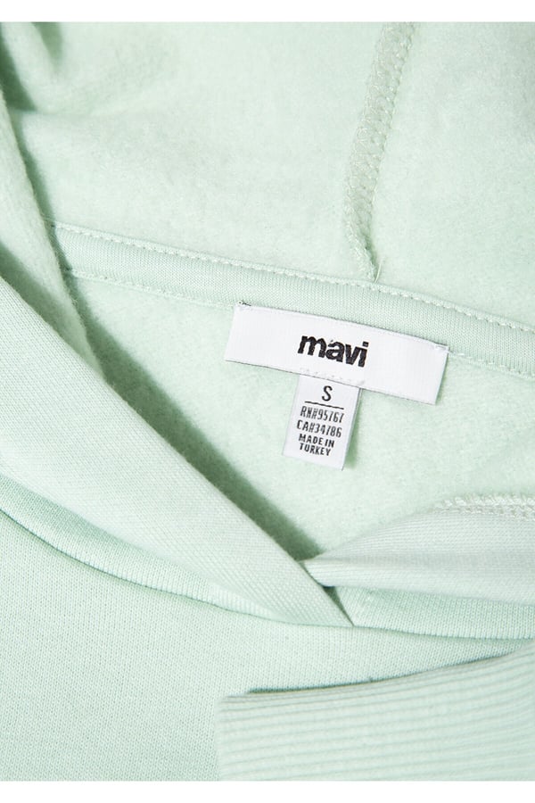 Mavi KAPiSONLU SWEATSHiRT Celadon Turkuaz Kadın Sweatshirt