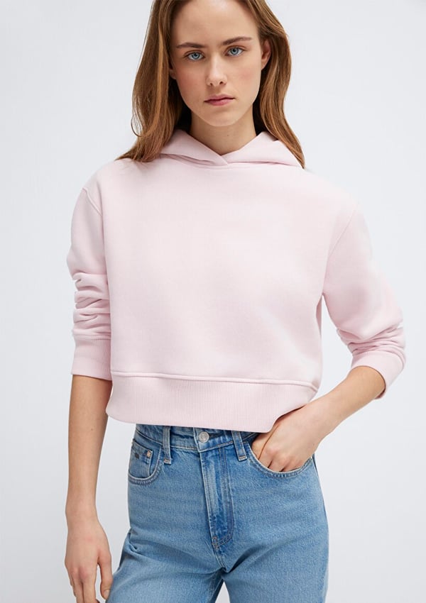 Mavi KAPiSONLU SWEATSHiRT Pale Lilac Lila Kadın Sweatshirt