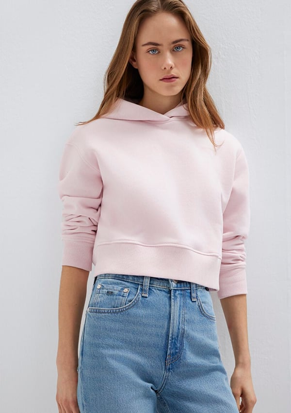 Mavi KAPiSONLU SWEATSHiRT Pale Lilac Lila Kadın Sweatshirt