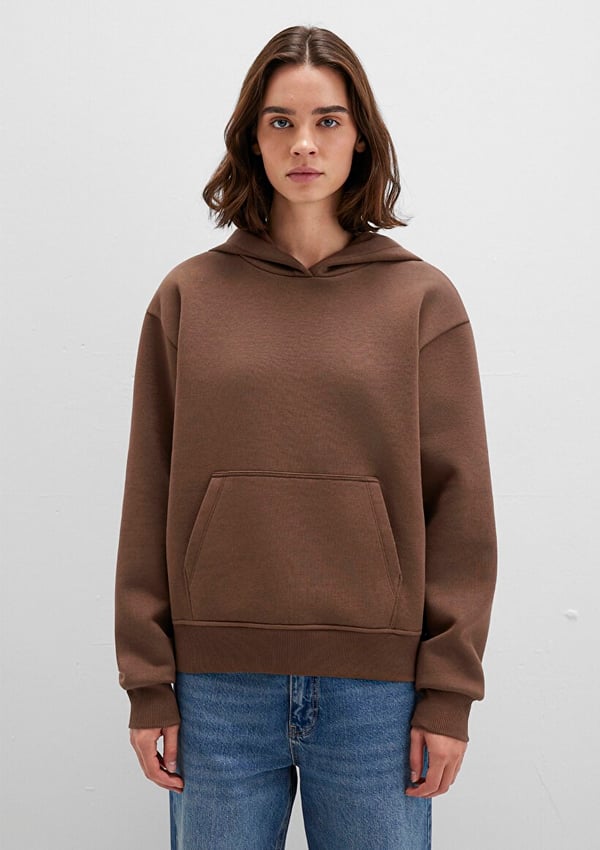 Mavi KAPiSONLU SWEATSHiRT Toprak Kahve Kahverengi Kadın Sweatshirt