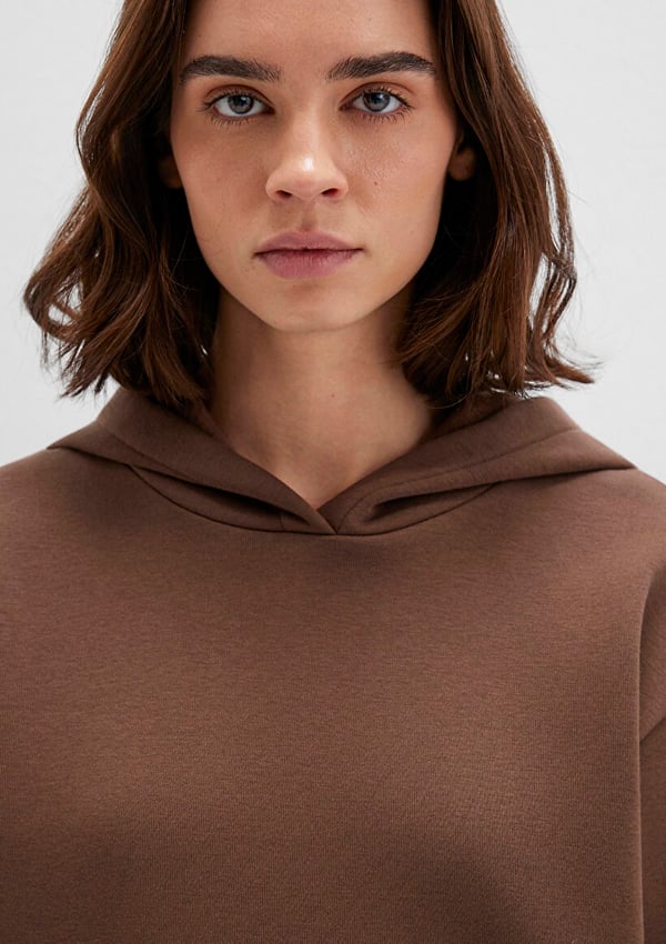 Mavi KAPiSONLU SWEATSHiRT Toprak Kahve Kahverengi Kadın Sweatshirt