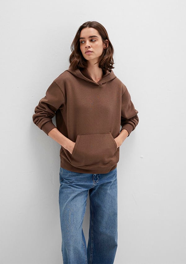 Mavi KAPiSONLU SWEATSHiRT Toprak Kahve Kahverengi Kadın Sweatshirt