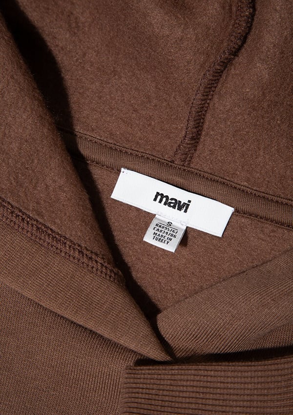 Mavi KAPiSONLU SWEATSHiRT Toprak Kahve Kahverengi Kadın Sweatshirt