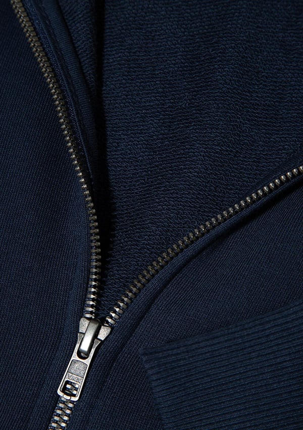 Mavi KAPÜŞONLU FULL ZIP SWEATSHIRT Gece Lacivert Lacivert Erkek Sweatshirt
