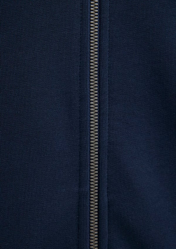 Mavi KAPÜŞONLU FULL ZIP SWEATSHIRT Gece Lacivert Lacivert Erkek Sweatshirt
