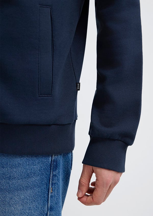 Mavi KAPÜŞONLU FULL ZIP SWEATSHIRT Gece Lacivert Lacivert Erkek Sweatshirt