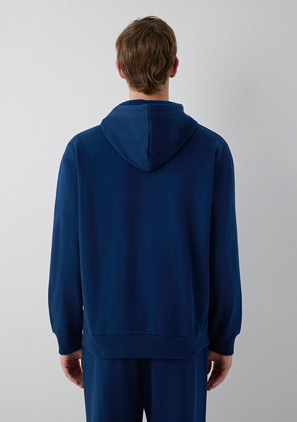 Mavi KAPÜŞONLU LOGO SWEATSHİRT Pageant Blue Lacivert Erkek Sweatshirt