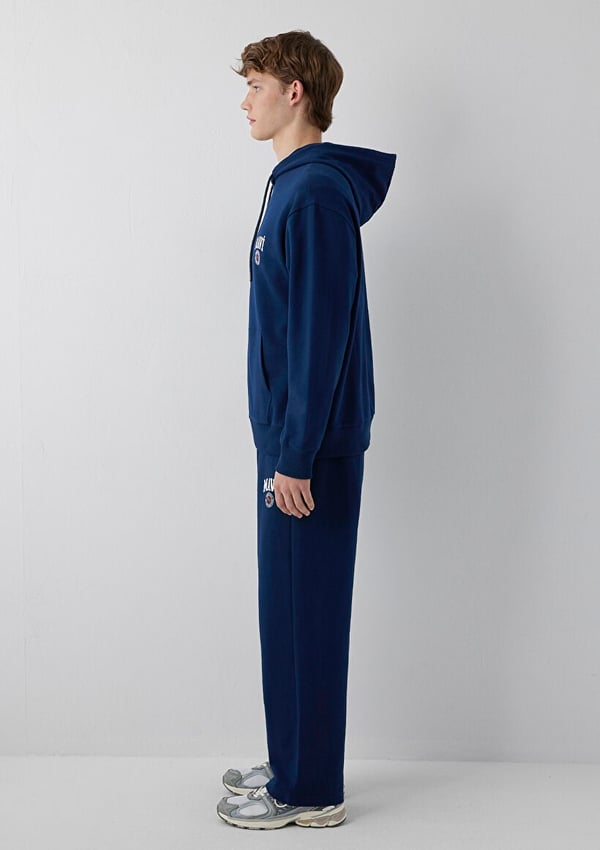 Mavi KAPÜŞONLU LOGO SWEATSHİRT Pageant Blue Lacivert Erkek Sweatshirt