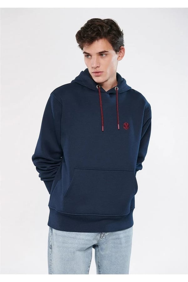 Mavi KAPÜŞONLU SWEATSHiRT Gece Lacivert Lacivert Erkek Sweatshirt