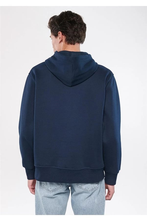 Mavi KAPÜŞONLU SWEATSHiRT Gece Lacivert Lacivert Erkek Sweatshirt