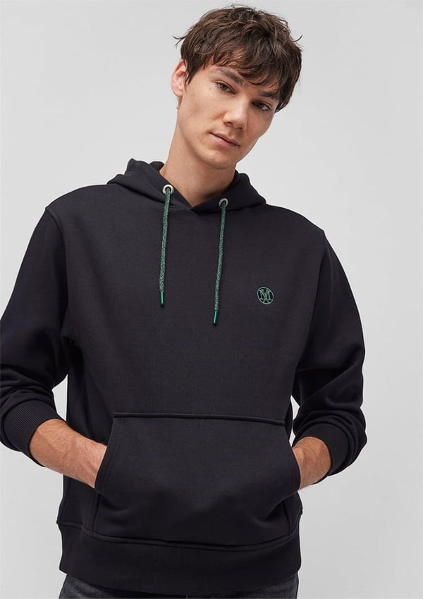 Mavi KAPÜŞONLU SWEATSHiRT Siyah Siyah Erkek Sweatshirt