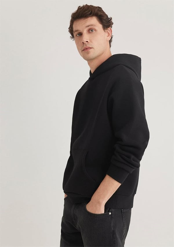 Mavi KAPÜŞONLU SWEATSHiRT Siyah Siyah Erkek Sweatshirt