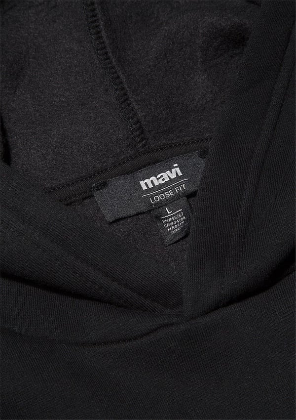 Mavi KAPÜŞONLU SWEATSHiRT Siyah Siyah Erkek Sweatshirt