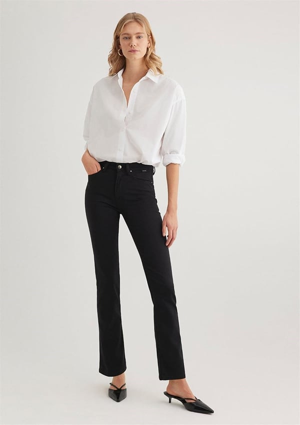 Mavi KENDRA Black GOLD NIGHTS Denim Kadın Kot Pantolon