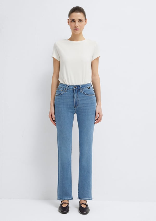 Mavi KENDRA Mid Brushed Gold Denim Kadın Kot Pantolon
