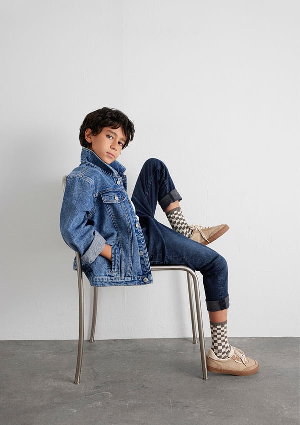 Mavi KENNIE Dark Blue Str Denim Erkek Çocuk Ceket