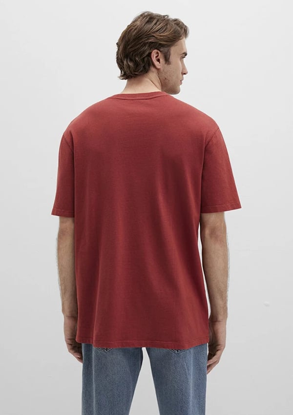 Mavi KiSA KOL TİŞÖRT Barn Red Kırmızı Erkek T-Shirt