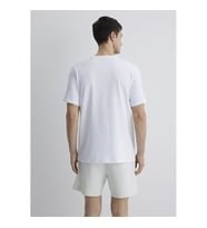 Mavi KISA KOL TİŞÖRT Beyaz Beyaz Erkek T-Shirt