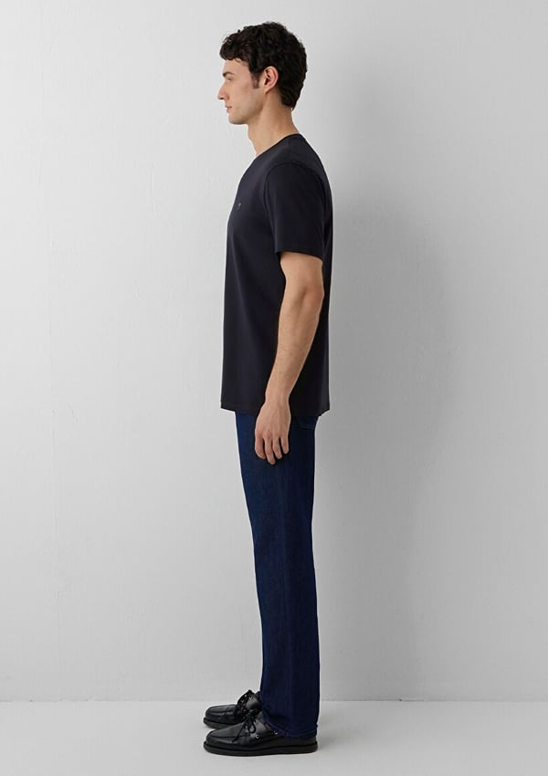 Mavi KISA KOL TİŞÖRT Dark Navy Lacivert Erkek T-Shirt