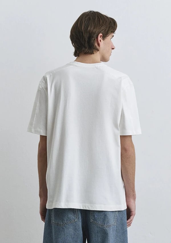 Mavi KiSA KOL TİŞÖRT Kirik Beyaz Beyaz Erkek T-Shirt
