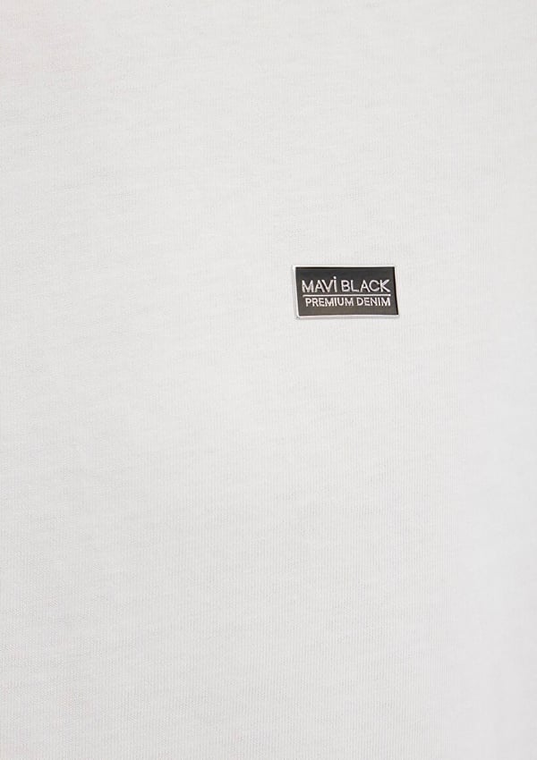 Mavi KISA KOL TİŞÖRT Kırık Beyaz Kırık Beyaz Erkek T-Shirt