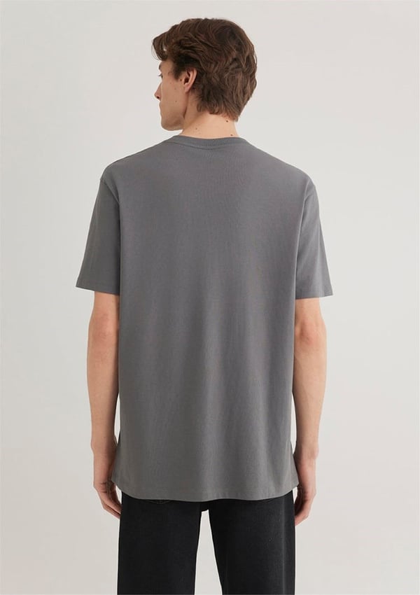 Mavi KiSA KOL TİŞÖRT Lava Smoke Comfort Gri Erkek T-Shirt