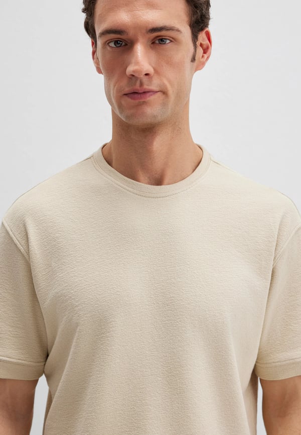 Mavi KISA KOL TİŞÖRT Overcast Bej Erkek T-Shirt