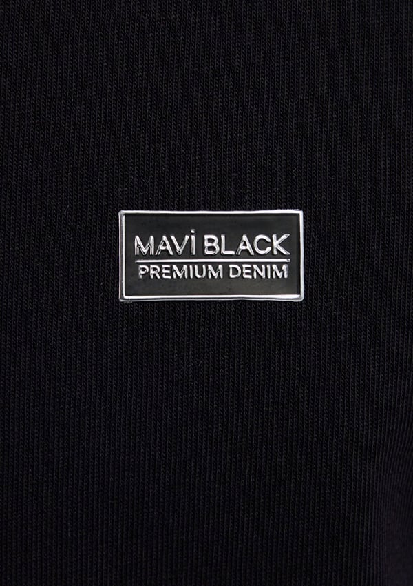 Mavi KISA KOL TİŞÖRT Siyah Siyah Erkek T-Shirt