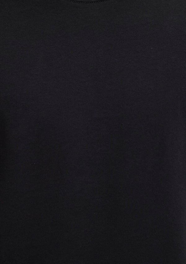 Mavi KISA KOL TİŞÖRT Siyah Siyah Erkek T-Shirt