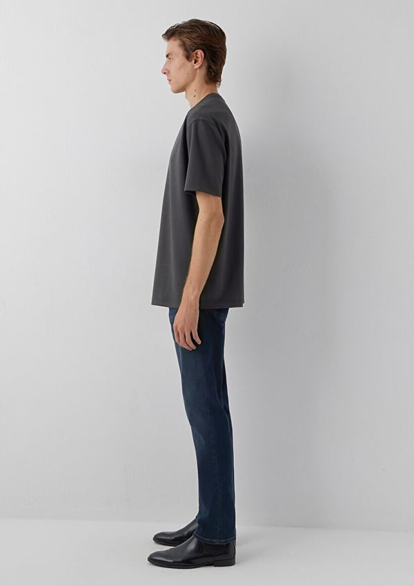 Mavi KISA KOL TİŞÖRT Unexplored Beyaz Erkek T-Shirt