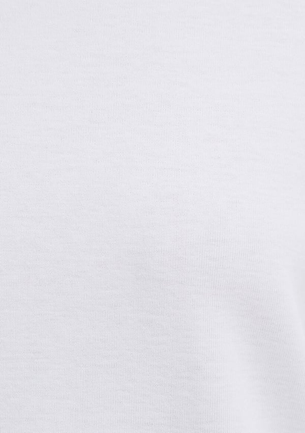 Mavi KISA KOLLU BASIC PENYE ÜST Beyaz Beyaz Kadın T-Shirt
