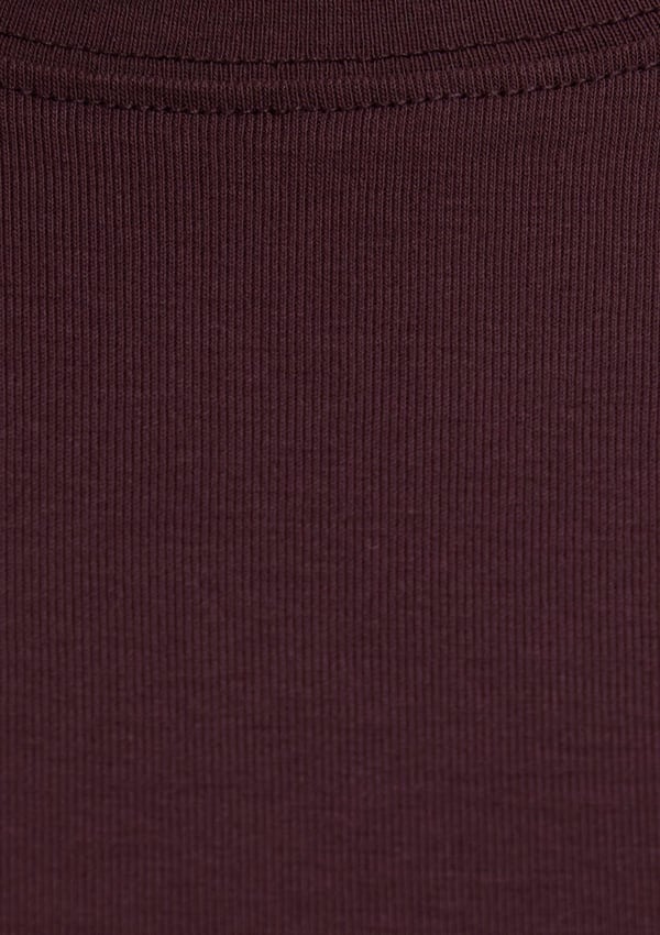 Mavi KISA KOLLU BASIC PENYE ÜST Karamel Mor Kadın T-Shirt