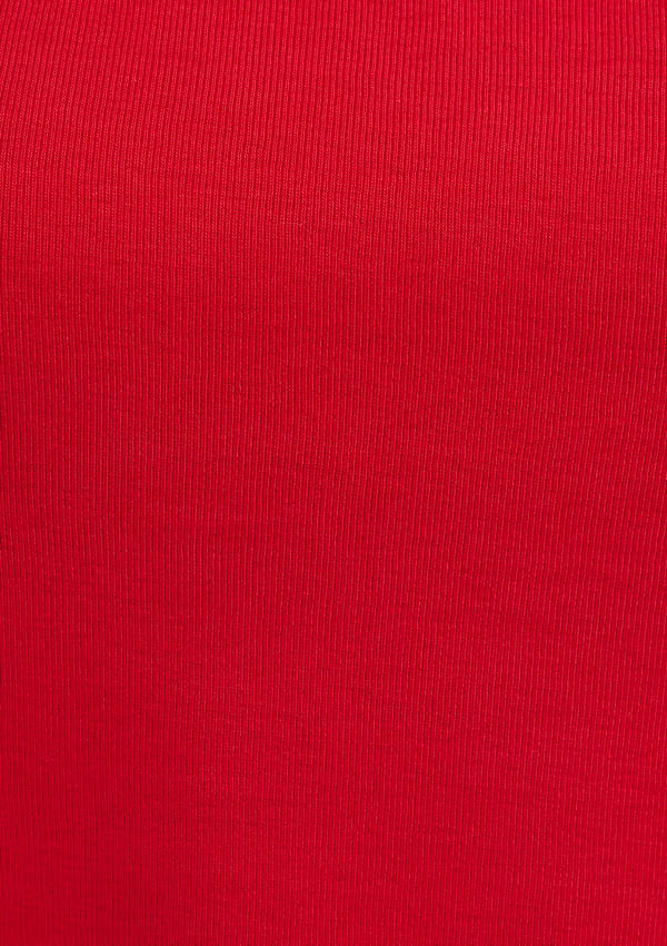 Mavi KISA KOLLU BASIC TİŞÖRT Acı Kırmızı Kırmızı Kadın T-Shirt