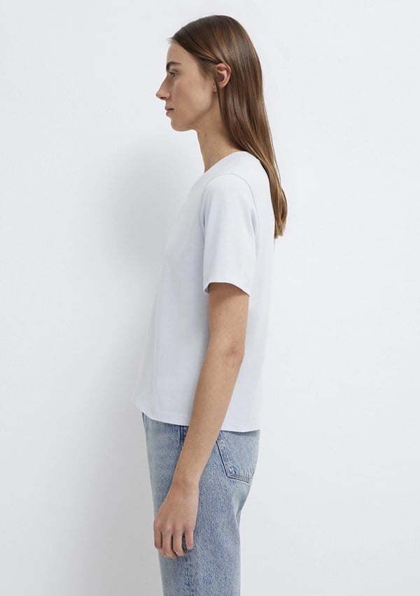 Mavi KISA KOLLU BASIC TİŞÖRT Halogen Blue Açık Mavi Kadın T-Shirt