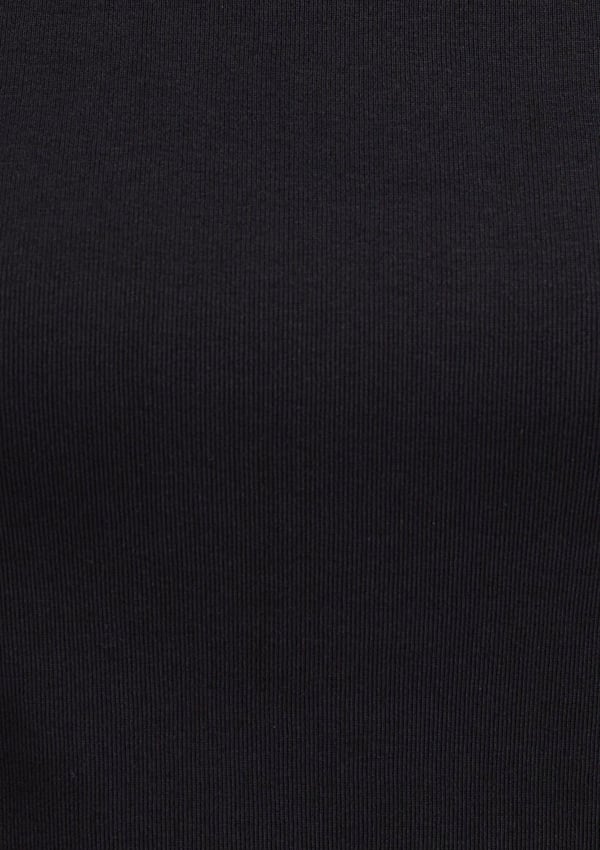 Mavi KISA KOLLU BASIC TİŞÖRT Siyah Siyah Kadın T-Shirt